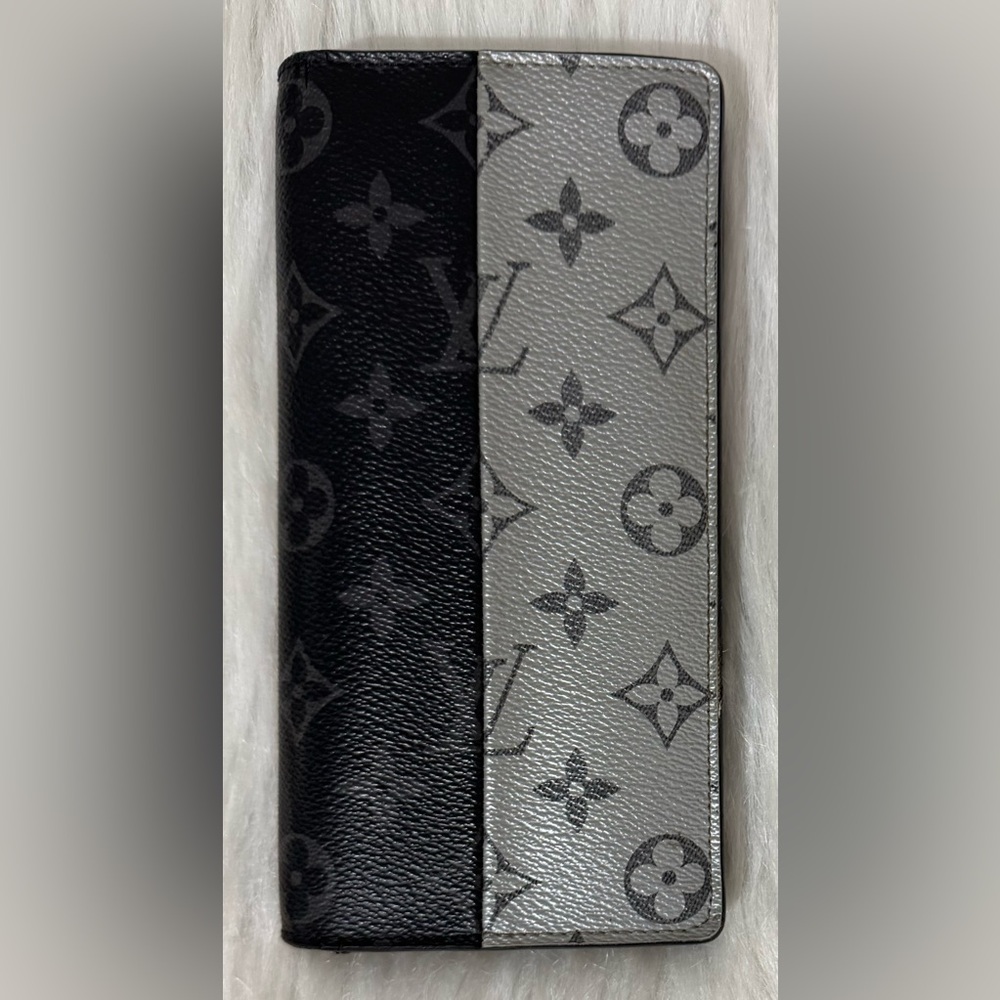 Louis Vuitton Brazza Long Wallet Eclipse Split Li… - image 1